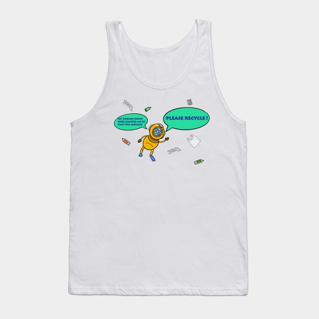 Save Our Oceans Tank Top by Milasneeze